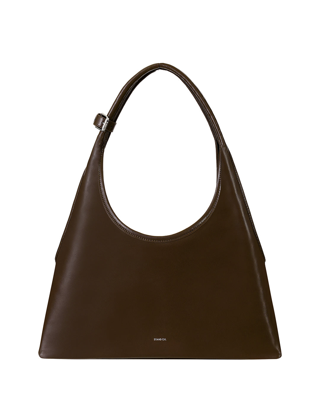 Stand Oil Ringo Bag Mini · Reversible Shoulder Bag — Raffia Brown