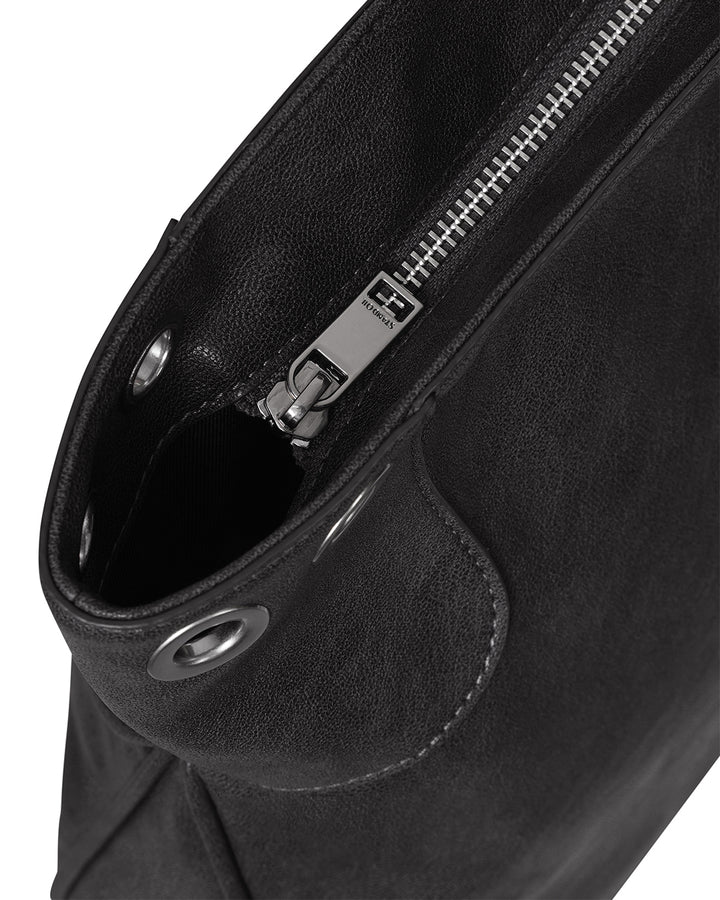 Stand Oil Lua Bag — Nubuck Crossbody — Gray