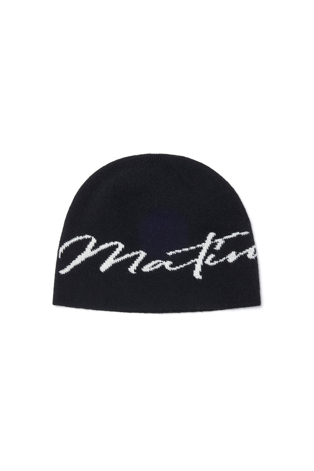 Matin Kim Logo Script Beanie — Black