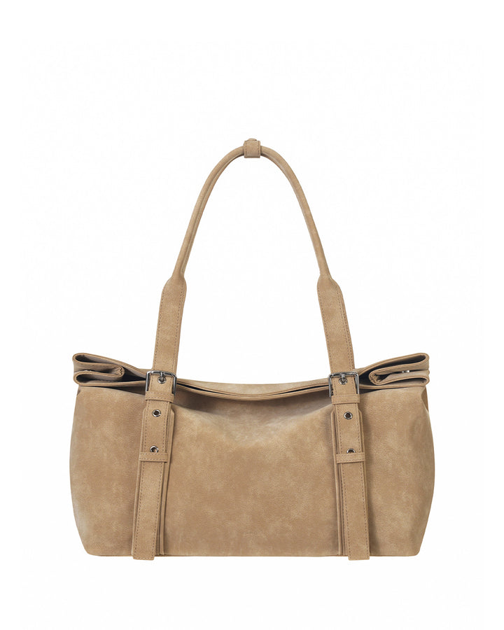 Stand Oil Velow Bag — Sculptural Crossbody — Sand