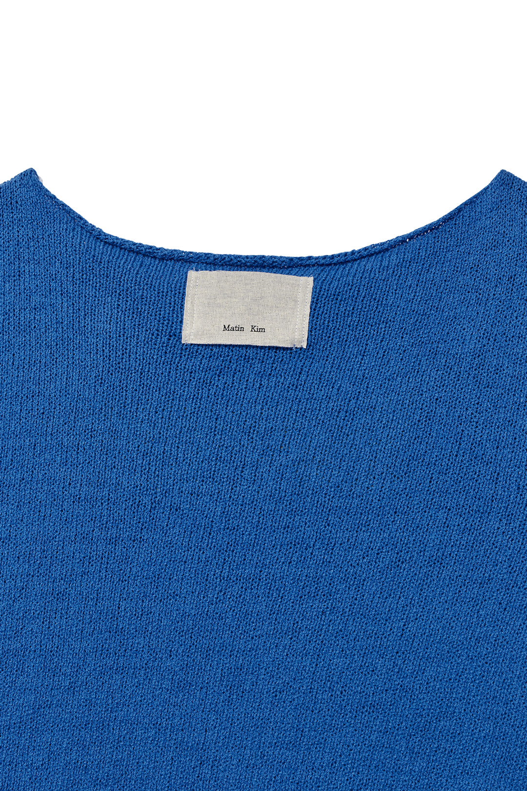 Matin Kim Punching Point Pullover — Light Blue