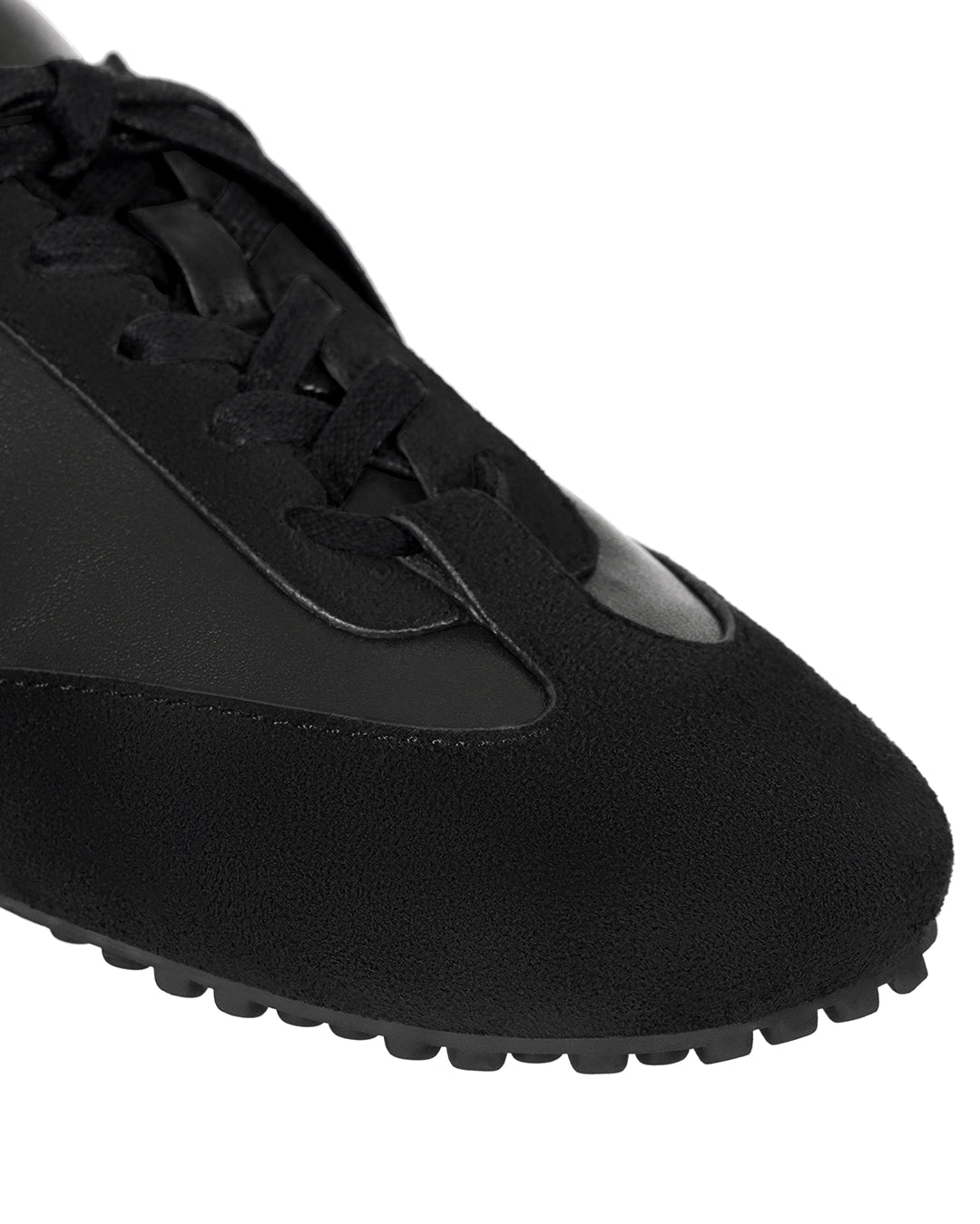 Stand Oil Double Tied Sneakers — Black