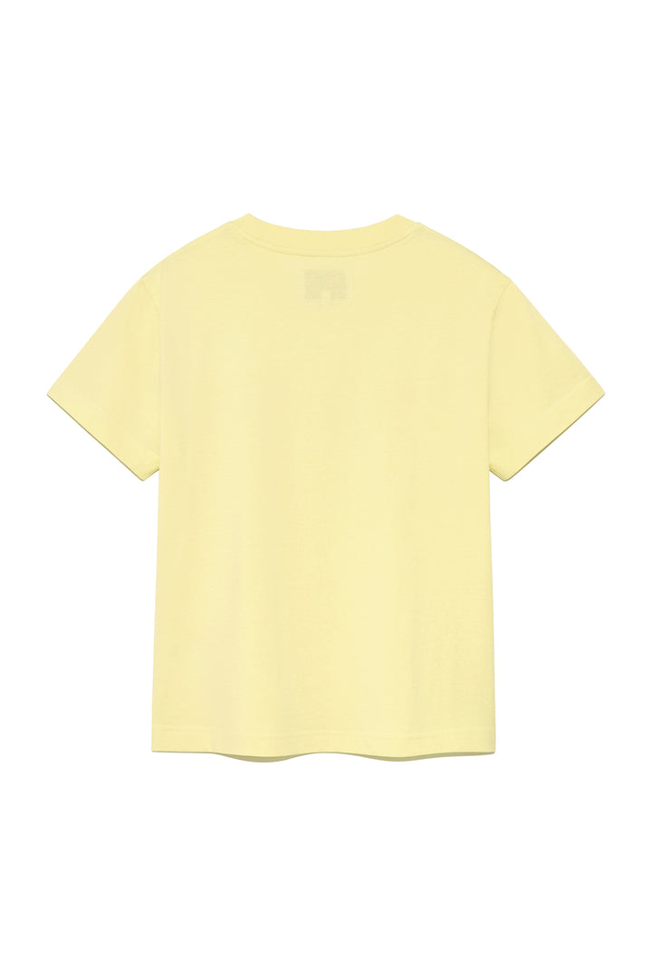 Matin Kim Shadow Typo Top — Yellow
