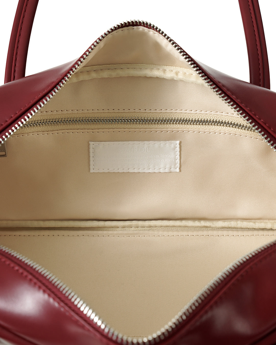 Stand Oil More Baguette Bag — Red wine