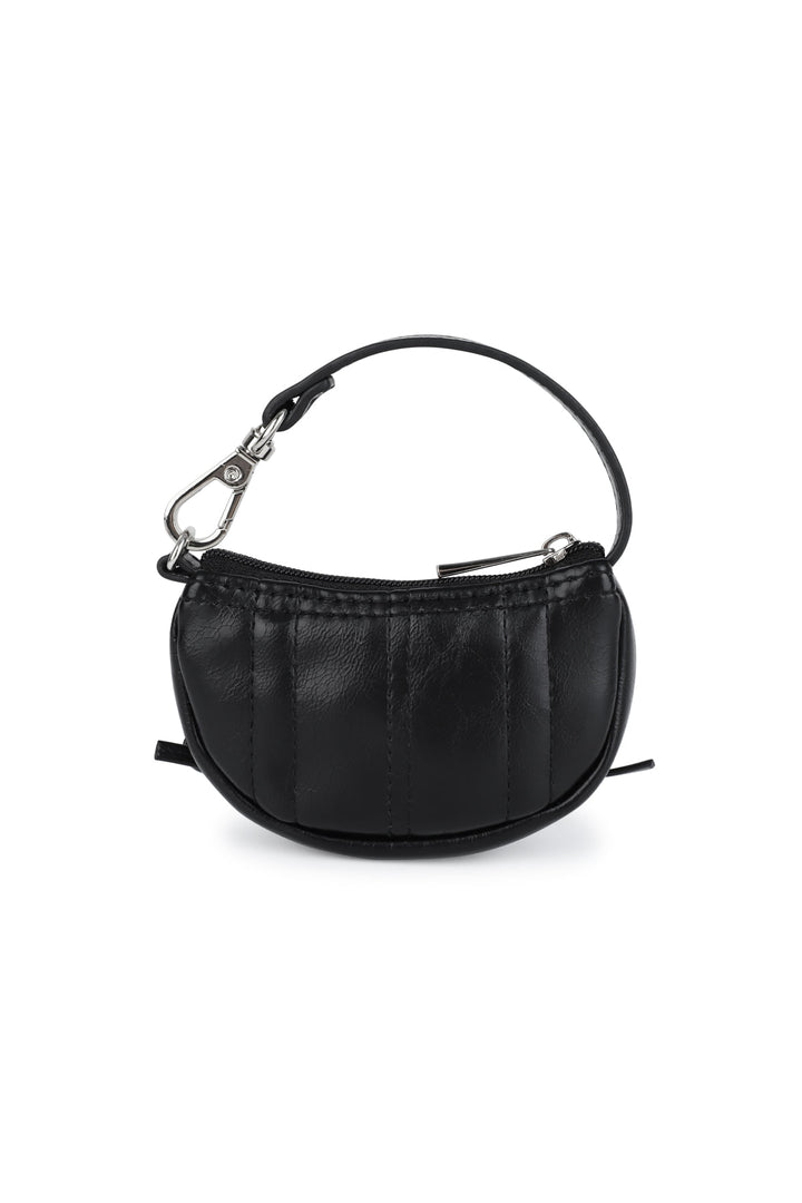 Matin Kim Half Shirring Ribbon Charm — Black