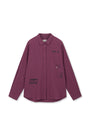 Matin Kim Front Graphic Check Shirt — Pink