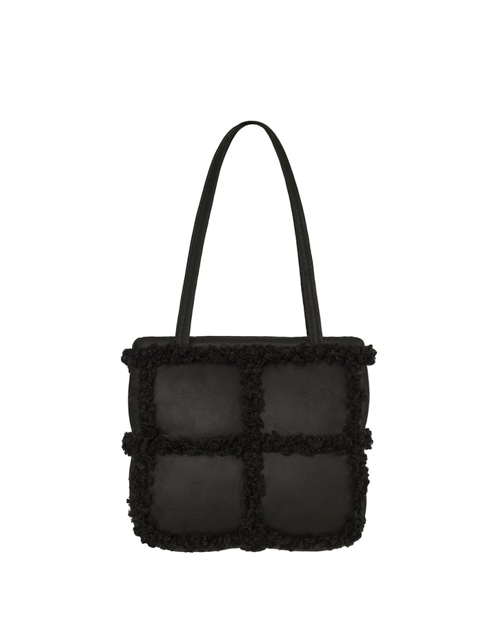 Stand Oil Bubble Bag Mini — Fur Black
