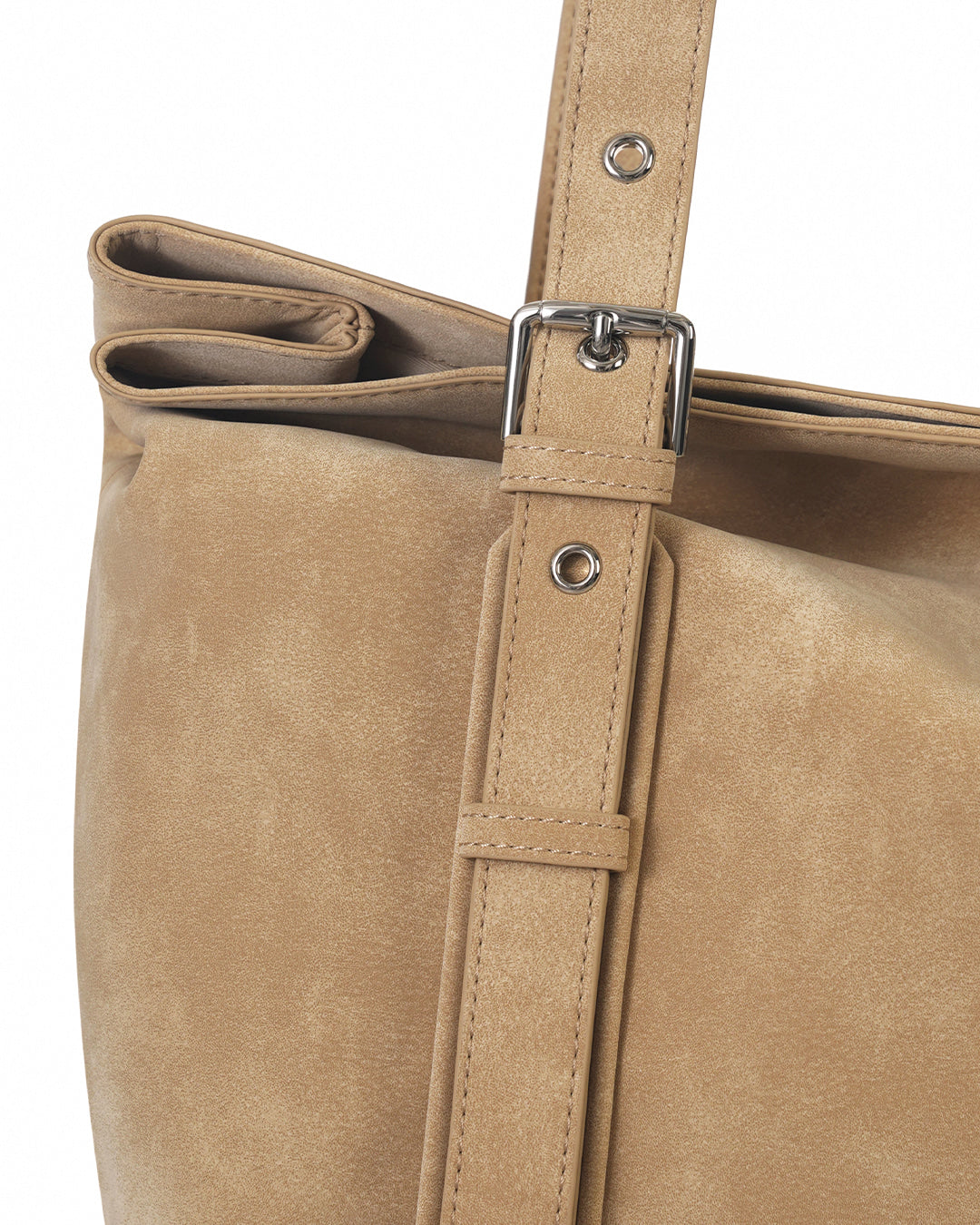 Stand Oil Velow Bag — Sculptural Crossbody — Sand