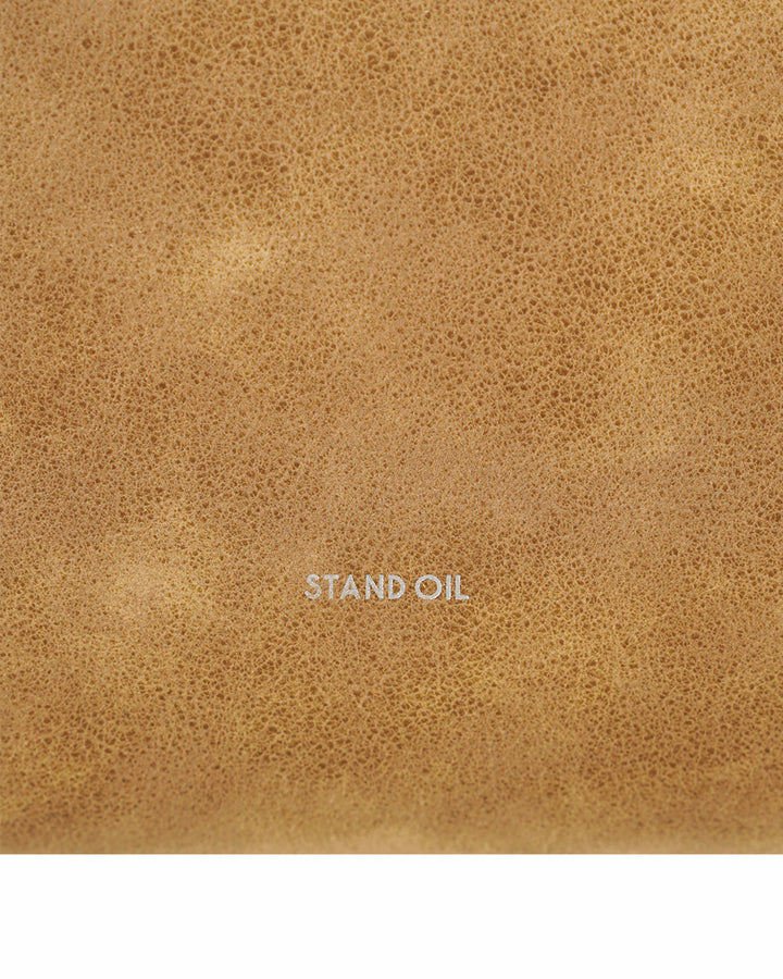 Stand Oil Mushy Bag — Nubuck Slouch Tote — Camel