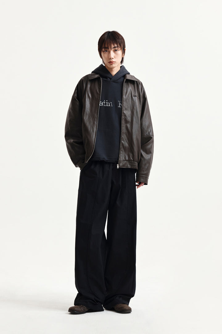 Matin Kim Multi Panel Wide Pants — Black