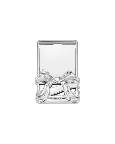 Stand Oil Bow Card Holder — MagSafe — Silver