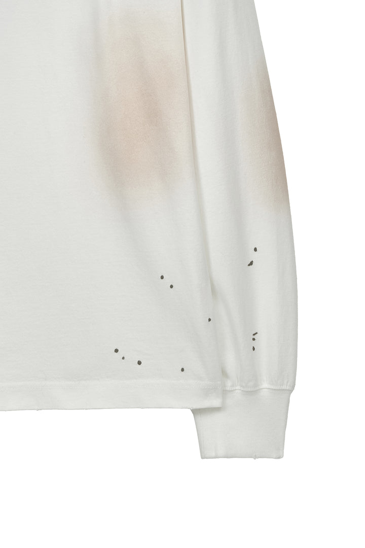 Matin Kim Vintage Washed Logo Top — Ivory
