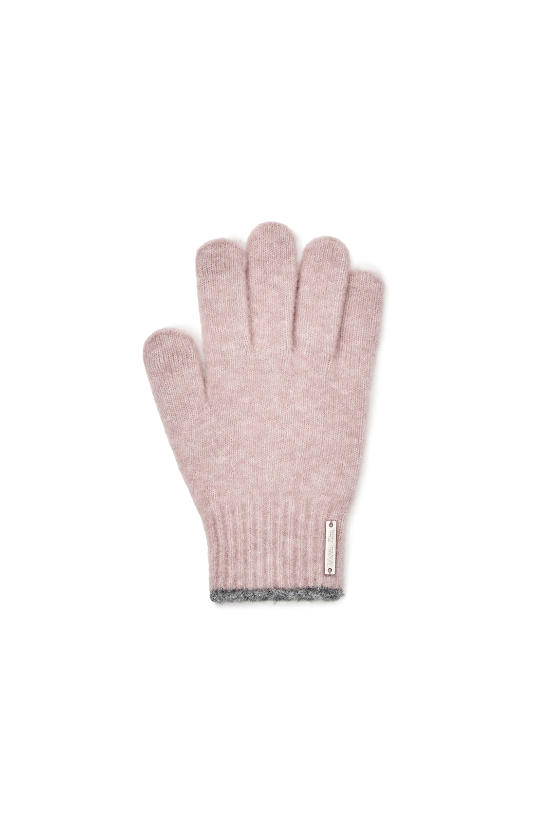 Matin Kim Boucle Knit Gloves — Pink