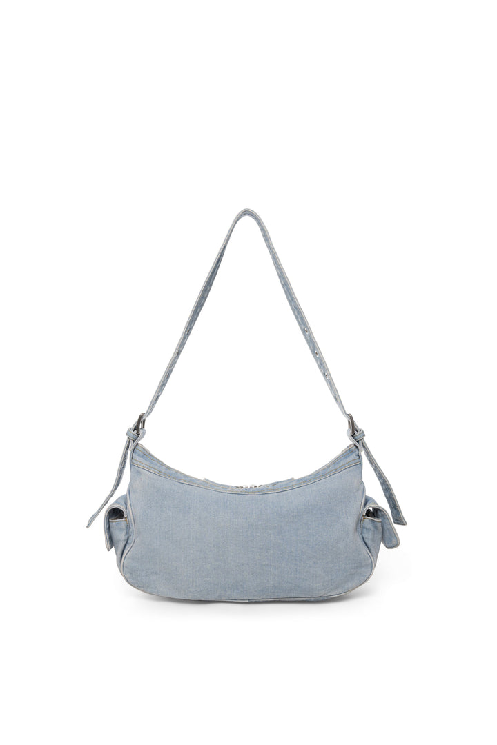 Matin Kim Dust Denim Side Pocket Bag — Light Blue