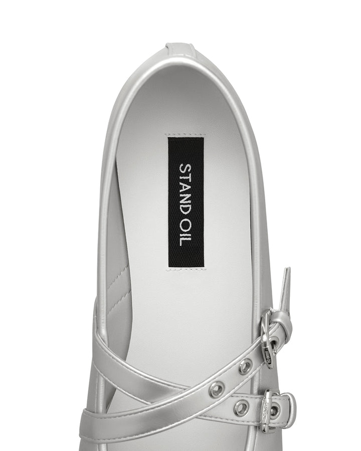 Stand Oil Cross Day Mary Jane — Silver
