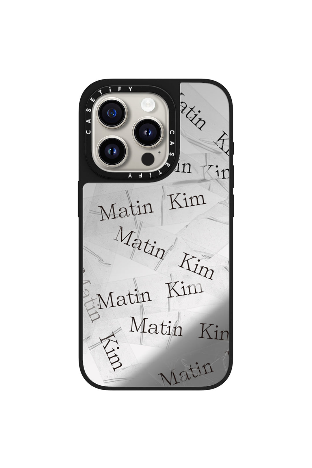 Matin Kim x Casetify Tape Case — Silver
