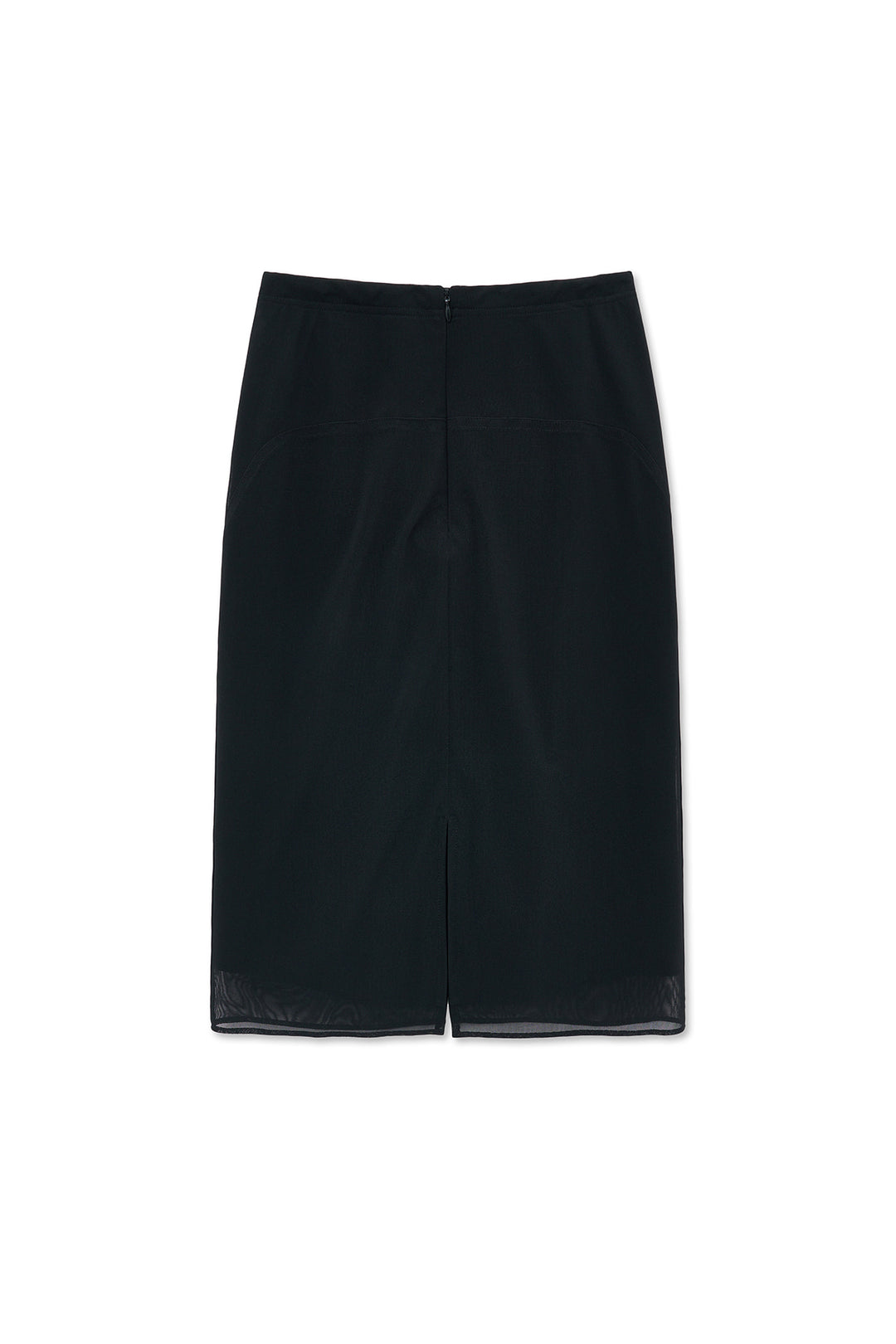 Matin Kim Layered String Midi Skirt — Black