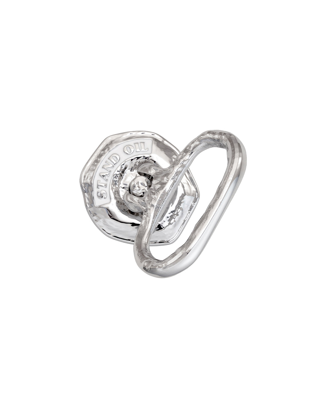 Stand Oil Door Handle Gripring — Silver