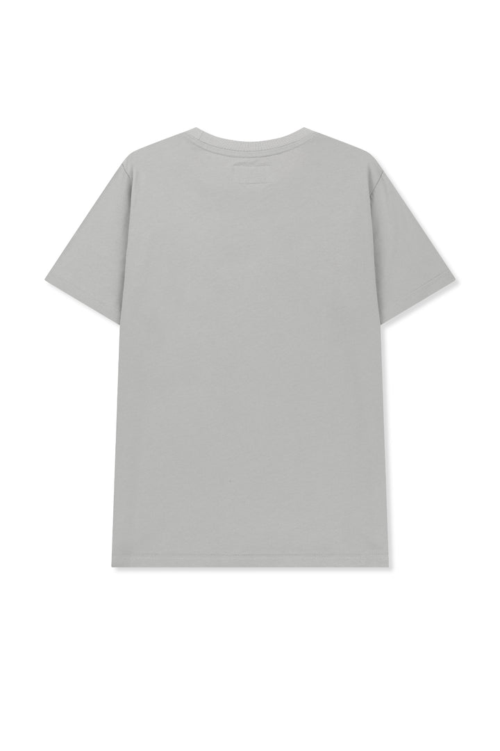 Matin Kim Applique Felt Logo Top — Gray