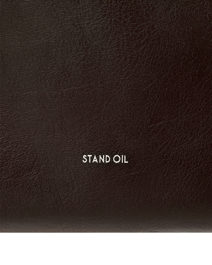 Stand Oil Mushy Bag — Nubuck Slouch Tote — Maroon