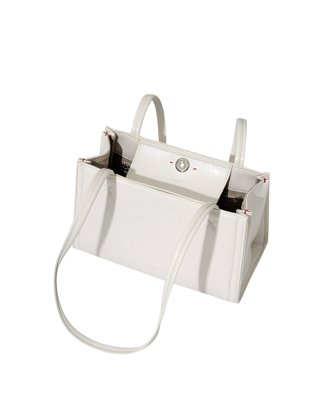Stand Oil Oblong Tiny Shoulder Bag — Cream