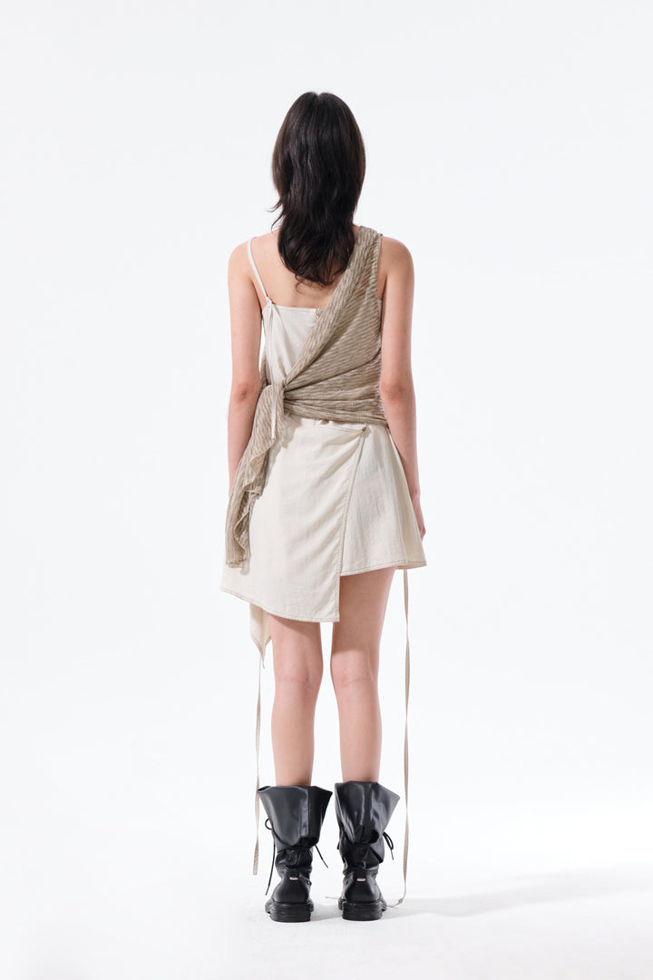 Matin Kim Transformable Cover Up Scarf — Khaki