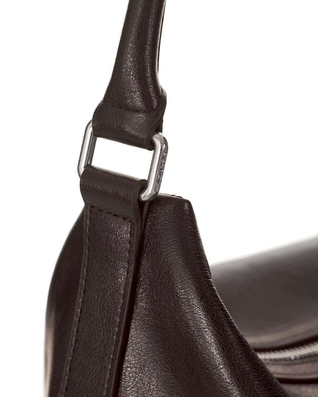 Stand Oil Mushy Bag — Nubuck Slouch Tote — Maroon