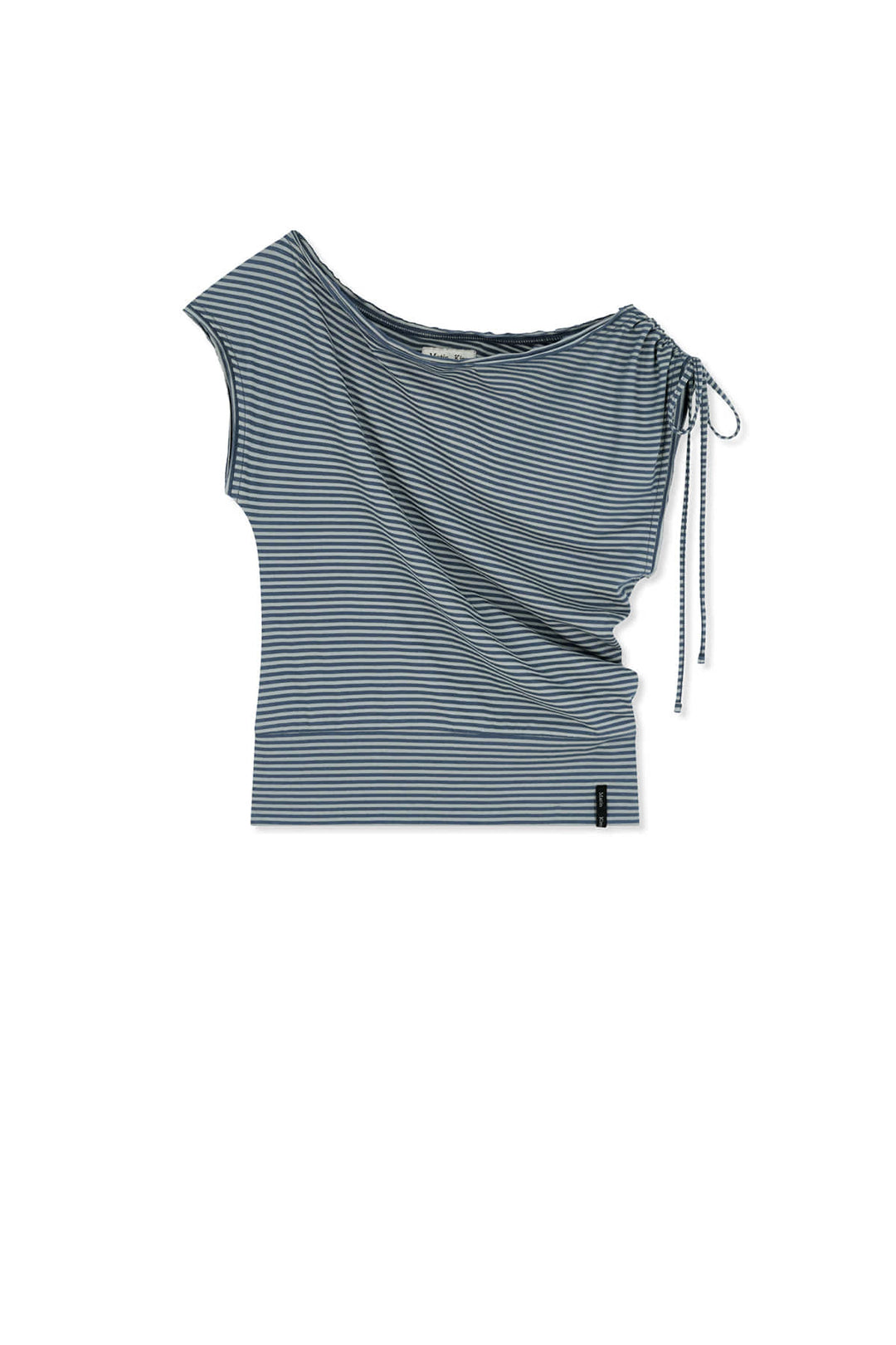 Matin Kim Draped Asymmetric Sleeveless Top — Blue