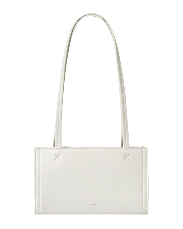 Stand Oil Oblong Tiny Shoulder Bag — Cream