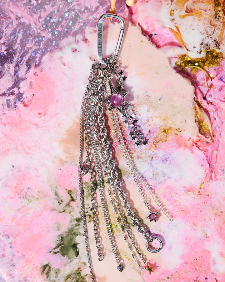 Stand Oil Cosmic Drop Key Ring — Silver