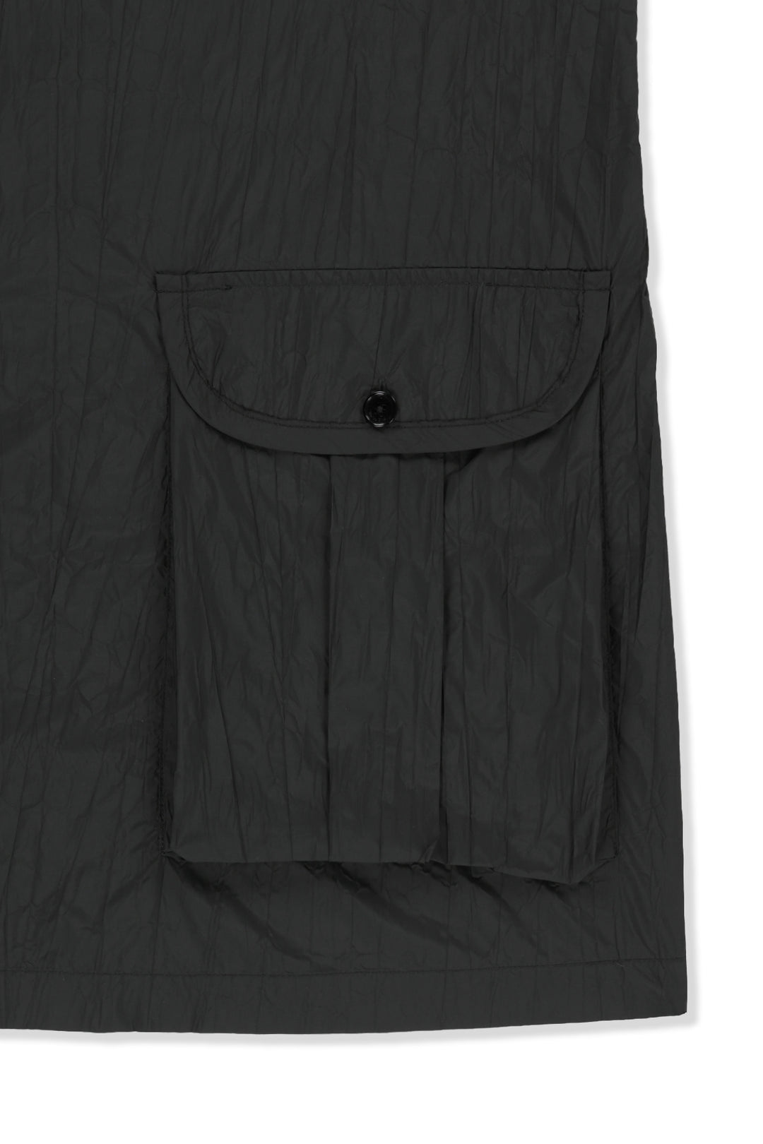 Matin Kim Raw Edge Patch Pocket Sleeveless Dress — Black