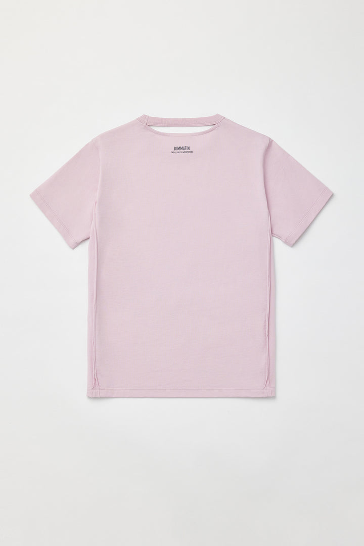 KIMMATIN Campaign Printing Top — Pink