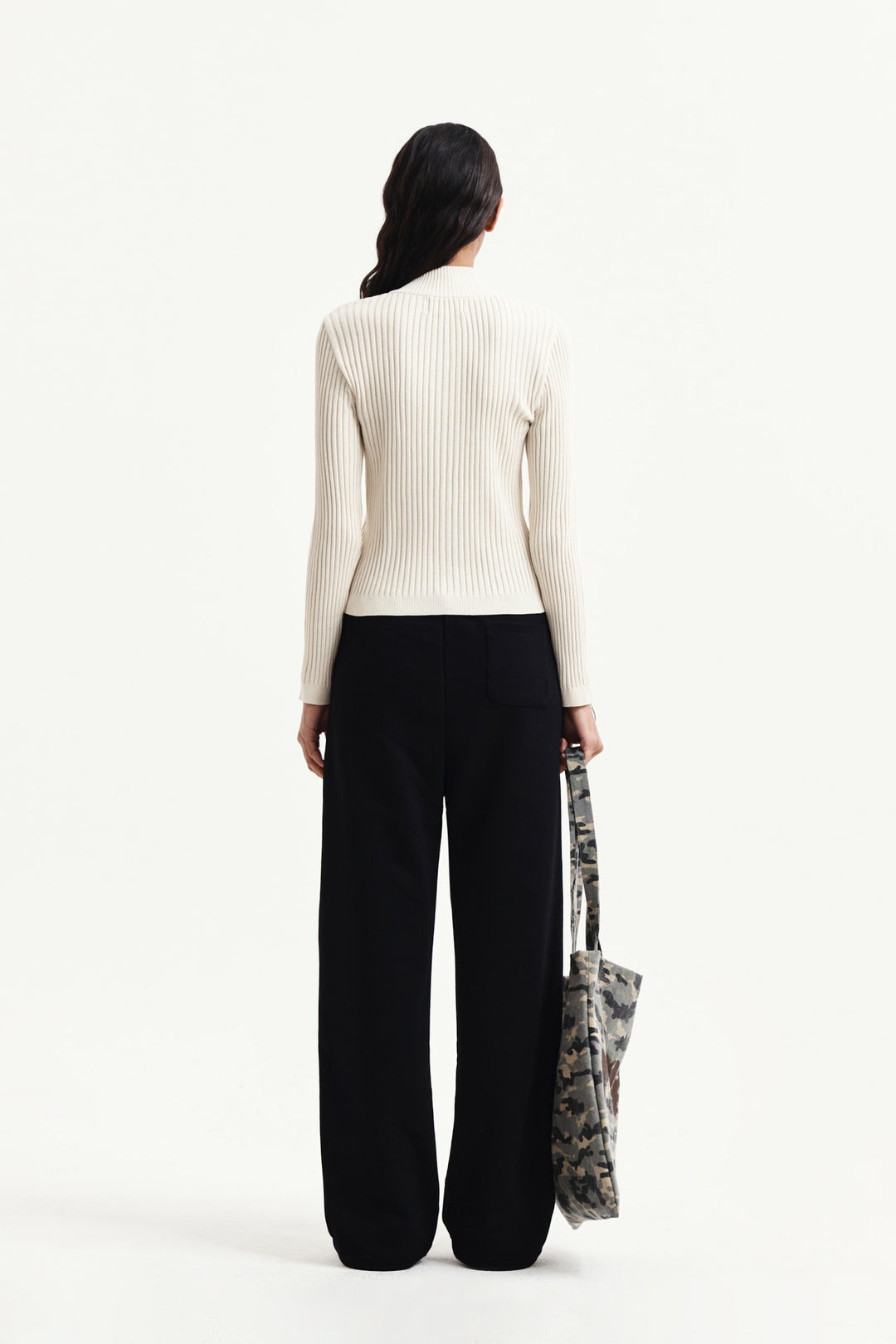 Matin Kim Handcraft Slim Fit Cardigan — Beige