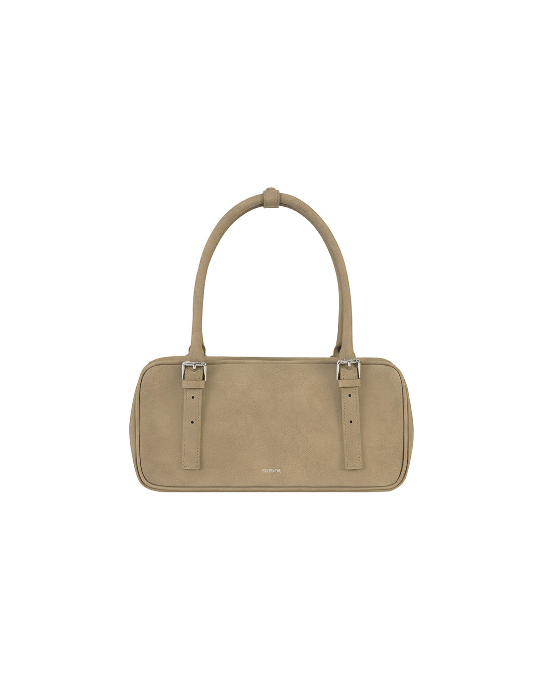 Stand Oil Square Bowling Bag — Taupe