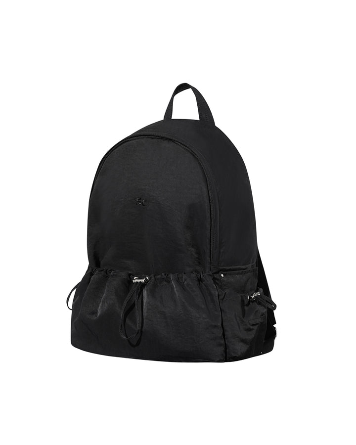 Stand Oil Tied Backpack — Black