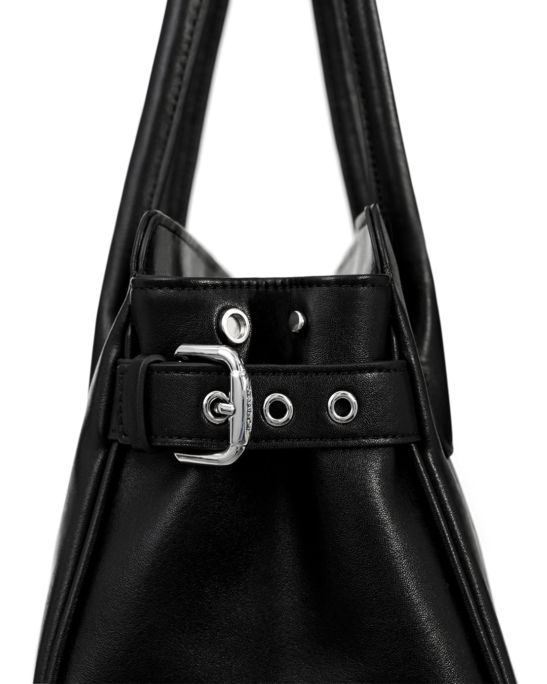 Stand Oil Linea Suede Crossbody Bag — Black