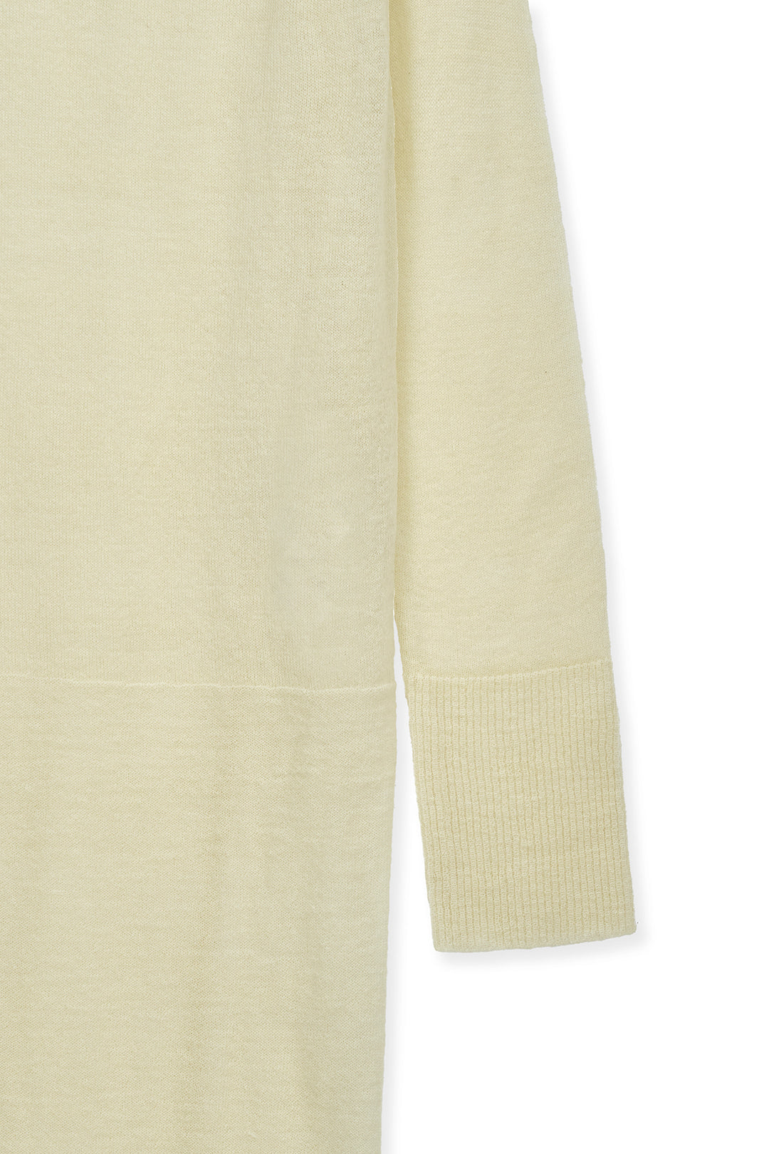 Matin Kim Mohair Layered Knit Pullover — Yellow
