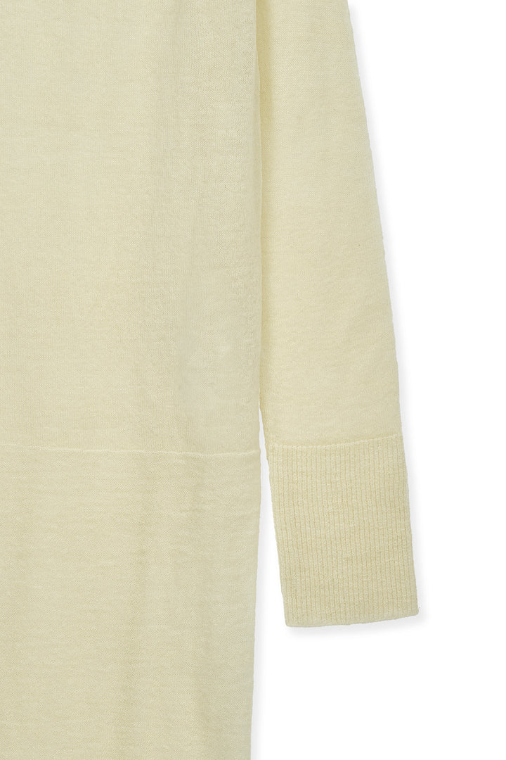 Matin Kim Mohair Layered Knit Pullover — Yellow