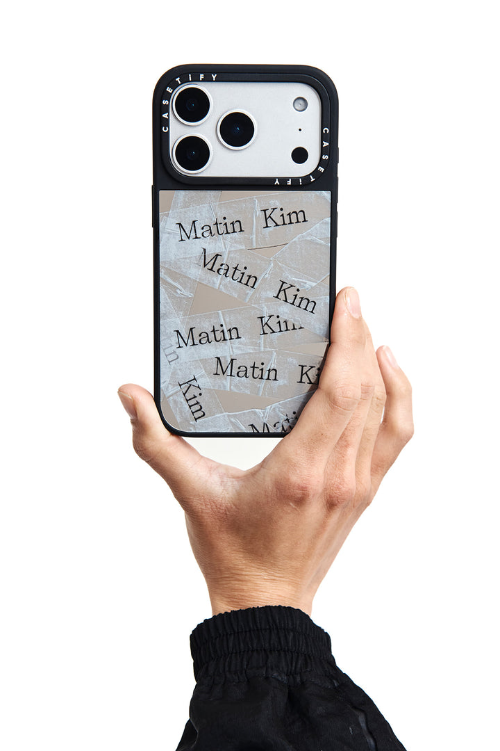 Matin Kim x Casetify Tape Case — Silver