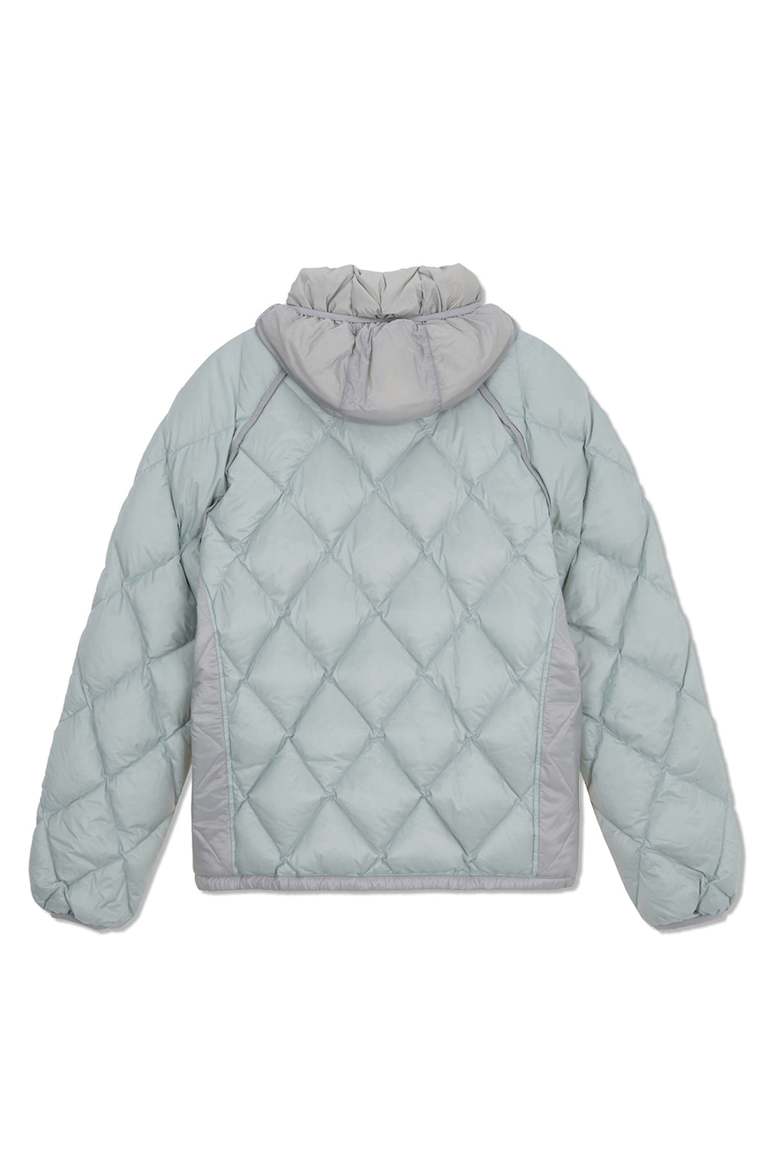 Matin Kim Quilting Hoody Lightweight Jumper — Mint