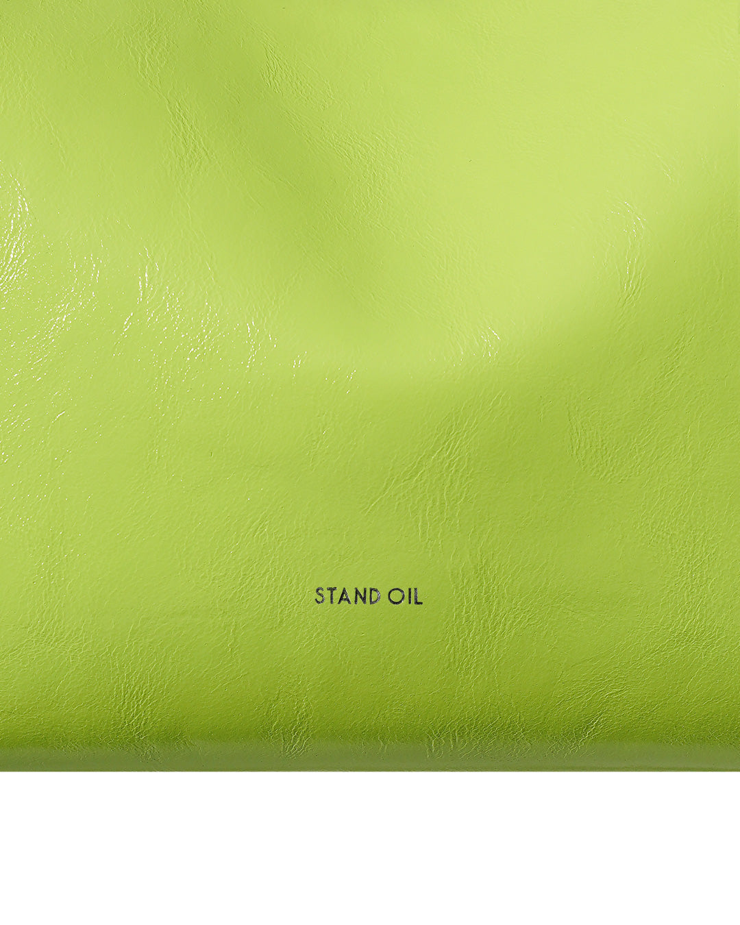Stand Oil Plump Bag — Triangle Shoulder — Lime