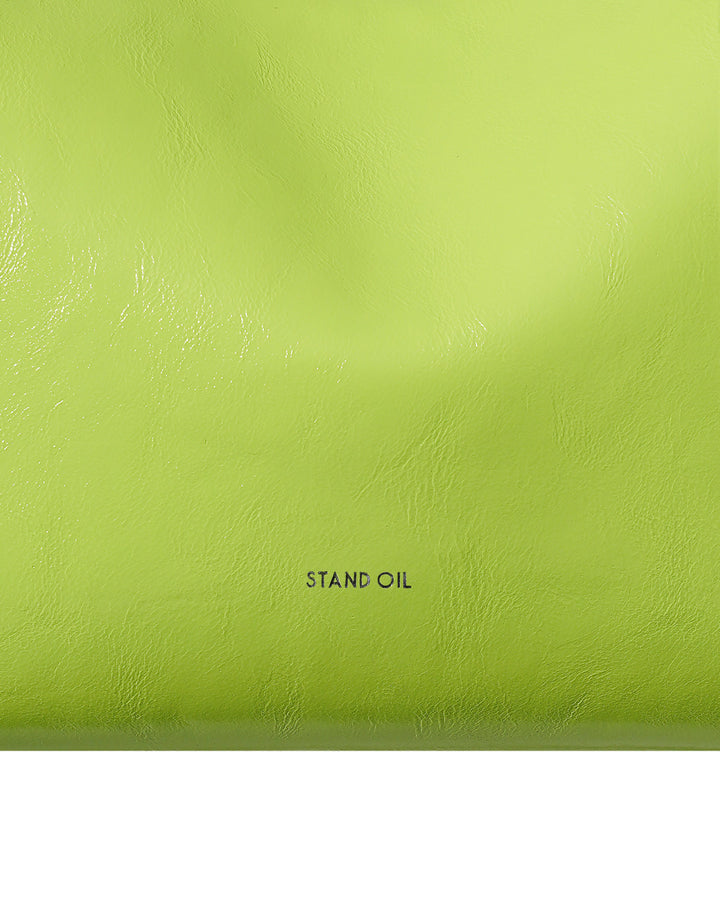 Stand Oil Plump Bag — Triangle Shoulder — Lime