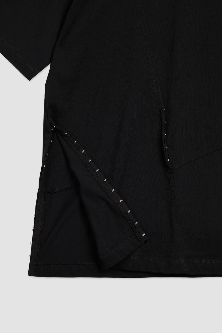 KIMMATIN Hook and Eye Point Two Way Top — Black