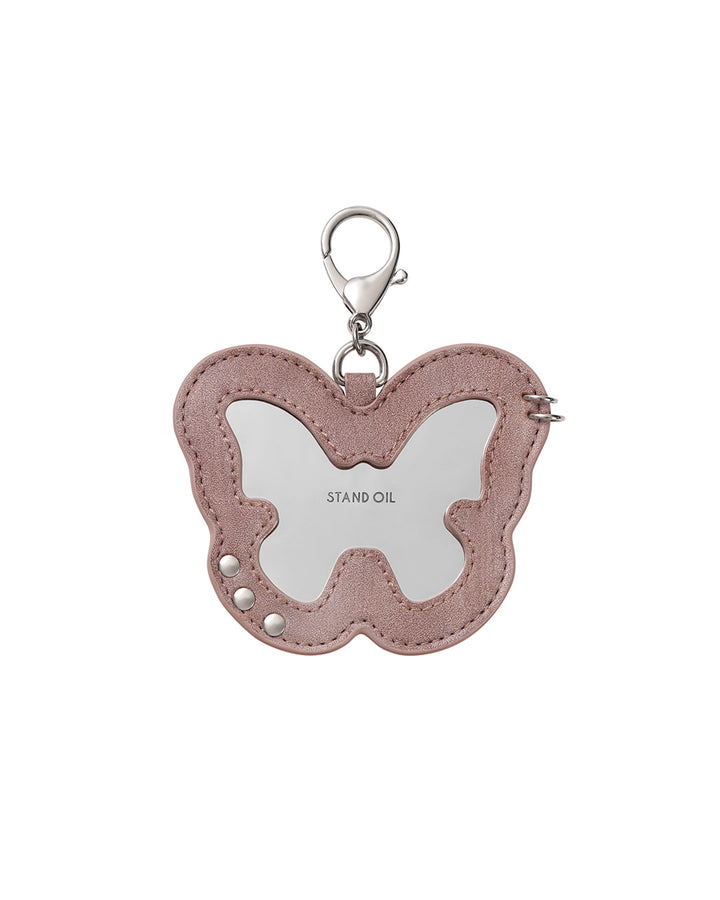 Stand Oil Fleeting Mirror Keyring — Pink