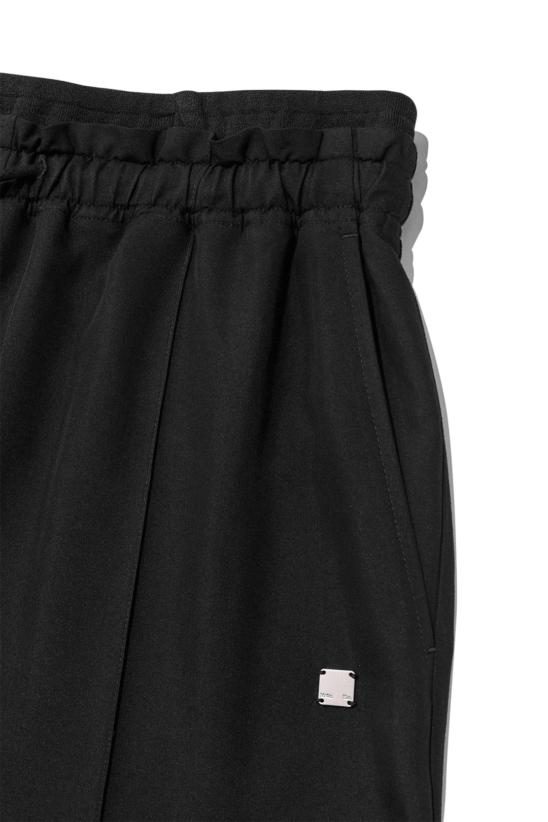 Matin Kim Layered Banding Sweatpants — Black