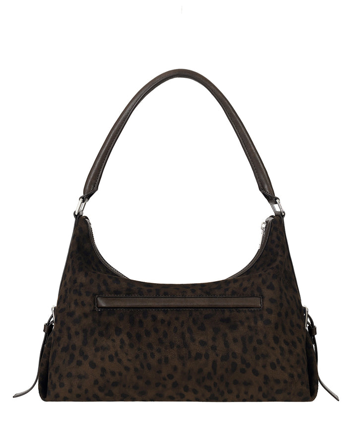 Stand Oil Mushy Bag — Nubuck Slouch Tote — Leopard Brown