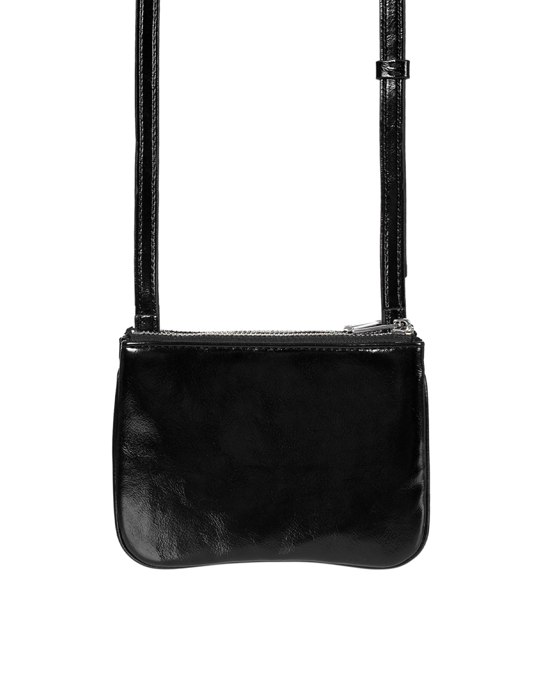 Stand Oil Cookie Accordion Bag — Black