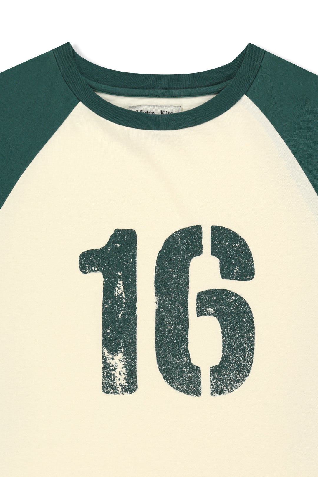 Matin Kim Raw Edge Raglan Top — Cream