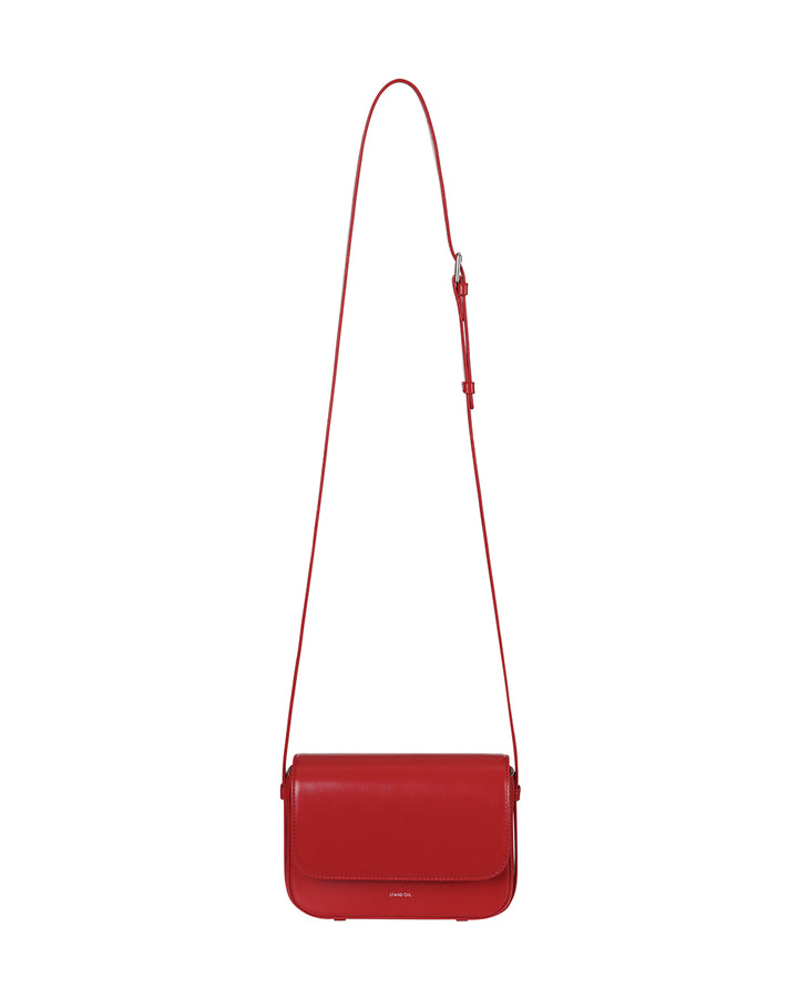 Stand Oil Riddle Bag — Minimal Crossbody — Red