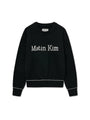 Matin Kim Color Trim Line Logo Pullover — Black